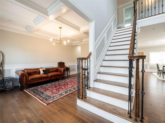 Interior, Pendant Lights, Recessed Lighting, Wood Texture Flooring