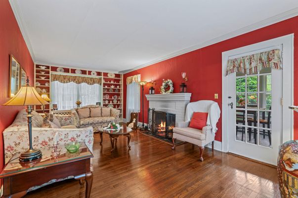 Fireplace, Interior, Living room, Wood Texture Flooring