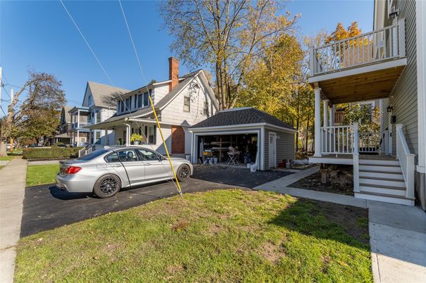 Backyard, Detached Garage, Exterior