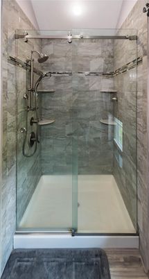 Bathroom, Glass Shower, Interior