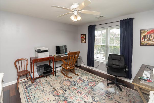 Home Office, Interior, Wood Texture Flooring