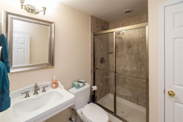 Bathroom, Glass Shower, Interior