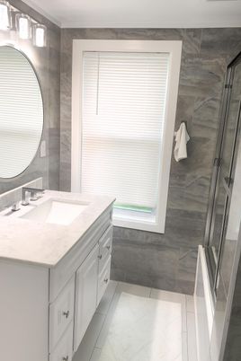 Bathroom, Glass Shower, Interior