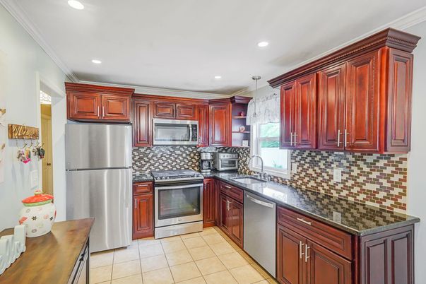 Interior, Kitchen, Recessed Lighting, Stainless Steel Appliances