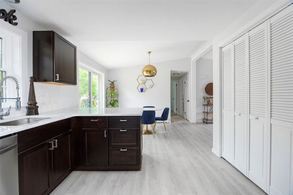Dining room, Interior, Kitchen, Wood Texture Flooring