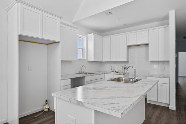 Interior, Kitchen, Wood Texture Flooring