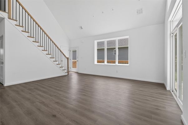 Empty room, Interior, Wood Texture Flooring