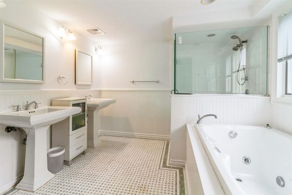 Bathroom, Dual Sink Vanities, Glass Shower, Interior