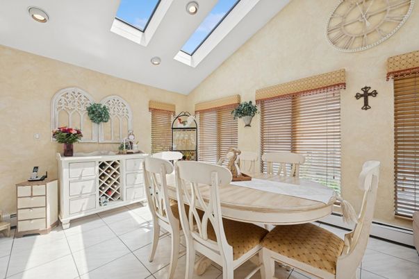 Dining room, Glass Ceilings, Interior, Recessed Lighting