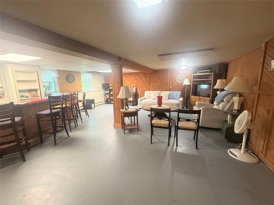 Interior, Living room, Wooden Walls