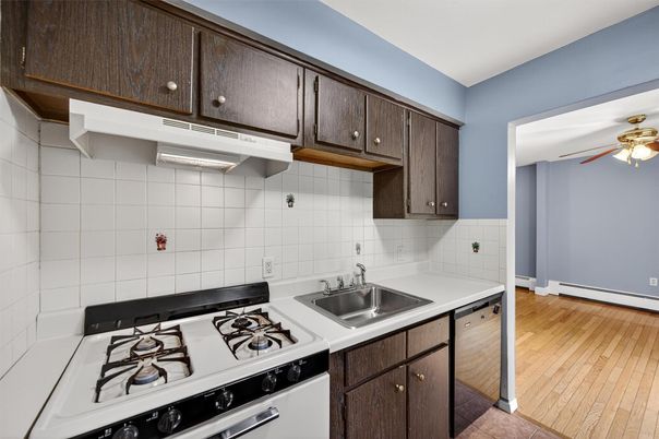 Interior, Kitchen, Wood Texture Flooring