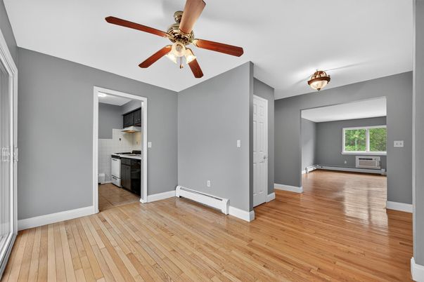 Empty room, Interior, Kitchen, Wood Texture Flooring