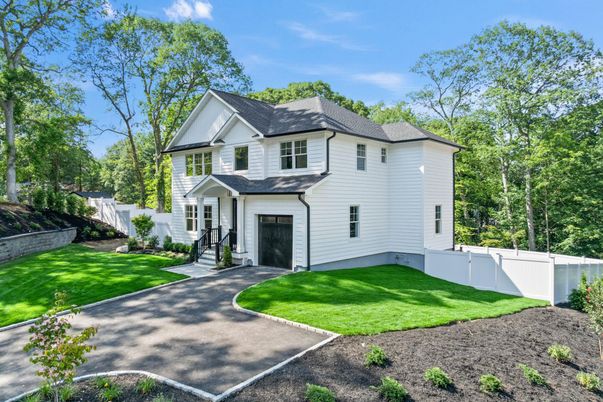 Attached, Backyard, Exterior, Facade, Farmhouse