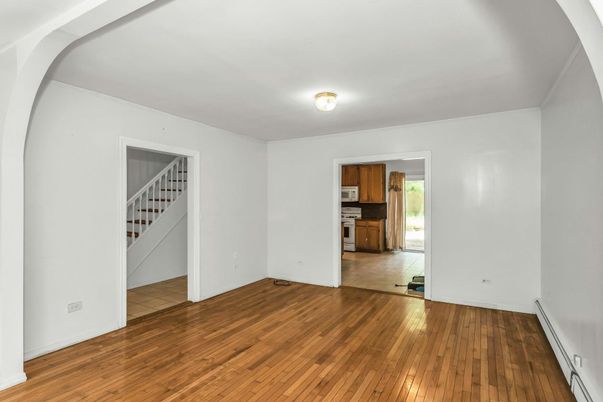 Empty room, Interior, Kitchen, Wood Texture Flooring