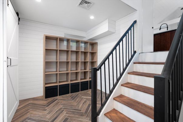 Interior, Recessed Lighting, Wood Texture Flooring