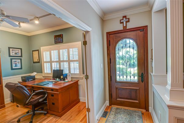 Home Office, Interior, Wood Texture Flooring