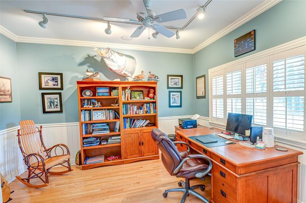 Home Office, Interior, Wood Texture Flooring