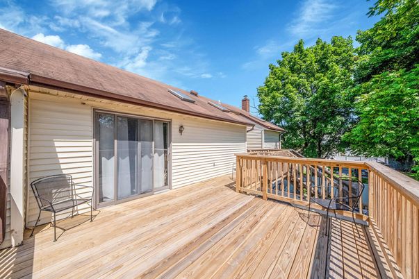 Exterior, Solar Panels, Wood Texture Flooring