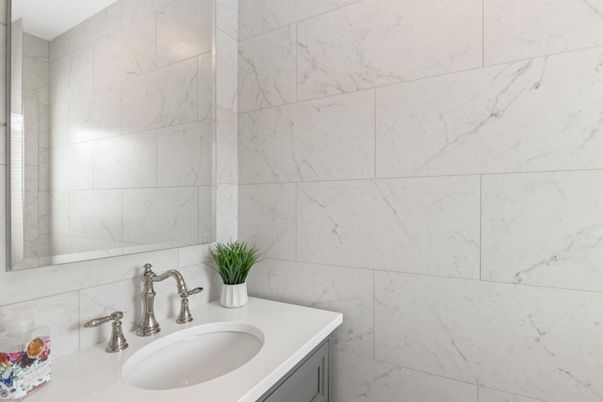 Bathroom, Interior, Marble Walls
