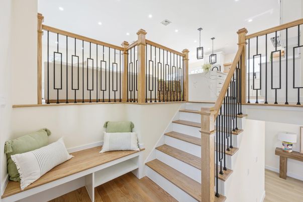 Interior, Pendant Lights, Recessed Lighting, Wood Texture Flooring