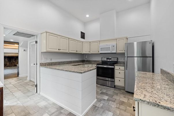 Interior, Kitchen, Recessed Lighting, Stainless Steel Appliances