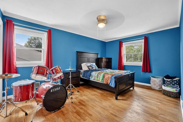 Bedroom, Interior, Wood Texture Flooring