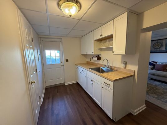 Interior, Kitchen, Wood Texture Flooring