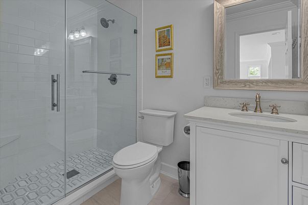 Bathroom, Glass Shower, Interior