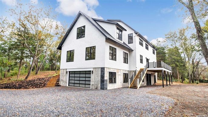 Attached, Backyard, Exterior, Facade, Farmhouse