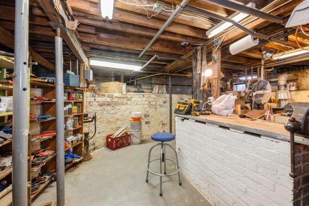 Interior, Stone Walls, Wooden Beams