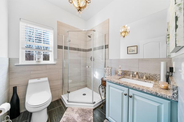 Bathroom, Glass Shower, Interior