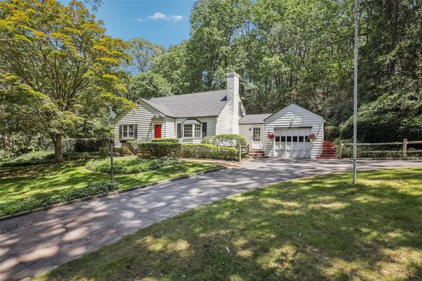 Attached, Backyard, Detached Garage, Exterior, Facade, Cape Cod
