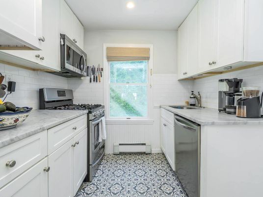 Interior, Kitchen, Recessed Lighting, Stainless Steel Appliances