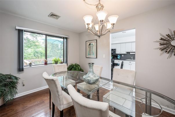 Chandelier, Dining room, Interior, Kitchen, Wood Texture Flooring
