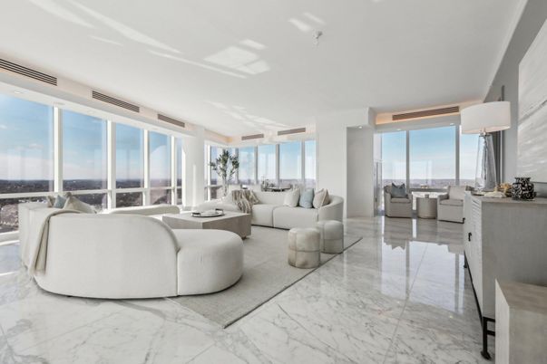 Interior, Living room, Marble, Recessed Lighting, Water
