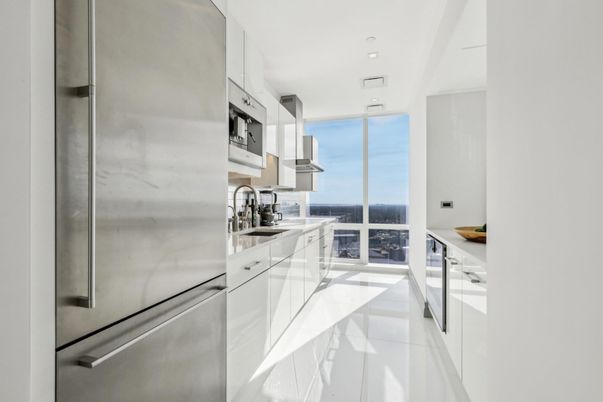 Interior, Kitchen, Recessed Lighting, Stainless Steel Appliances, Water