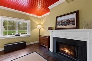 Fireplace, Interior, Wooden Ceilings, Wood Texture Flooring