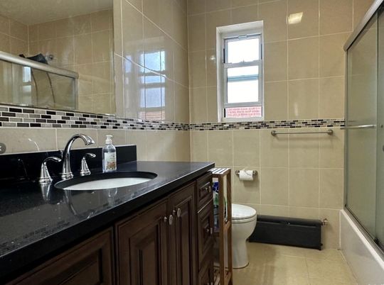 Bathroom, Dual Sink Vanities, Glass Shower, Interior