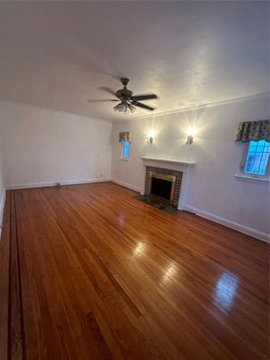 Empty room, Fireplace, Interior, Wood Texture Flooring