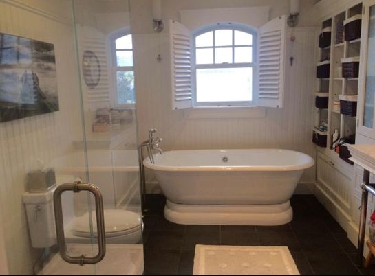 Bathroom, Free Standing Baths, Glass Shower, Interior