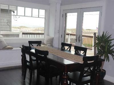Dining room, Interior, Water, Wood Texture Flooring
