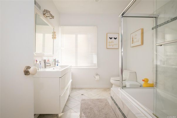 Bathroom, Glass Shower, Interior, Marble