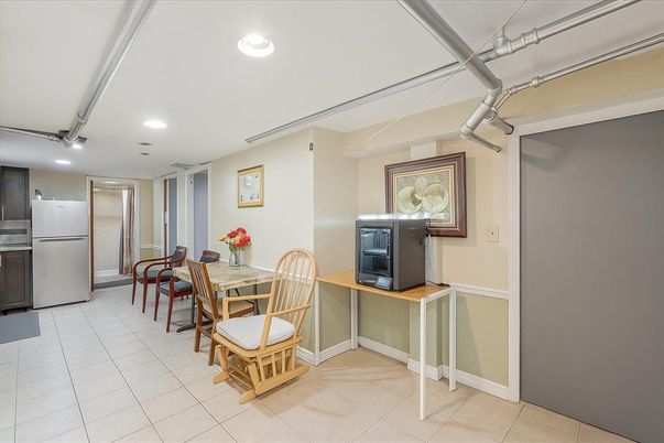 Dining room, Interior, Kitchen, Recessed Lighting