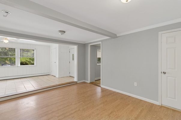Empty room, Interior, Wood Texture Flooring