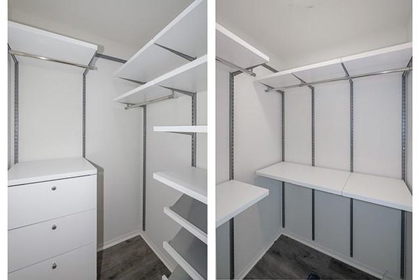 Interior, Walk-in Closets, Wood Texture Flooring