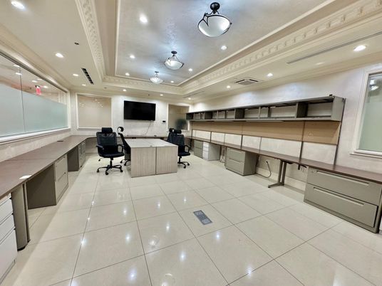 Home Office, Interior, Recessed Lighting