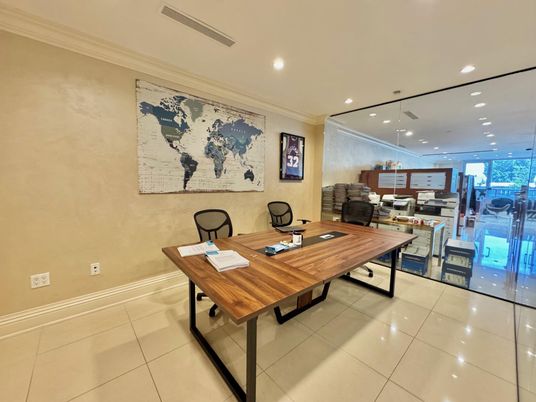 Home Office, Interior, Recessed Lighting