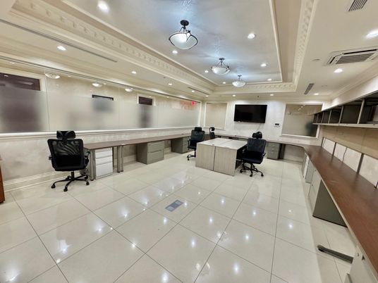 Home Office, Interior, Recessed Lighting
