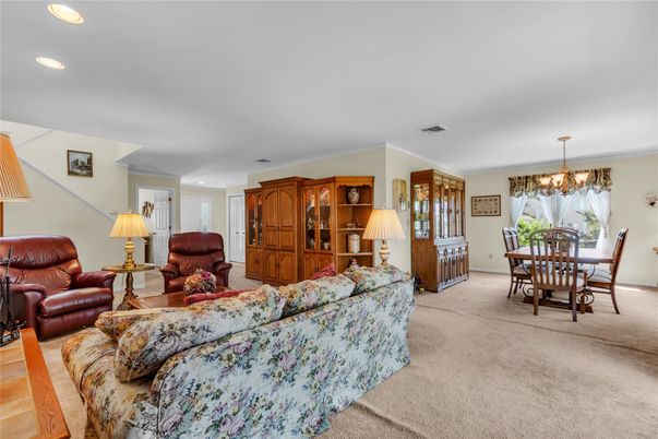 Chandelier, Dining room, Interior, Living room, Recessed Lighting