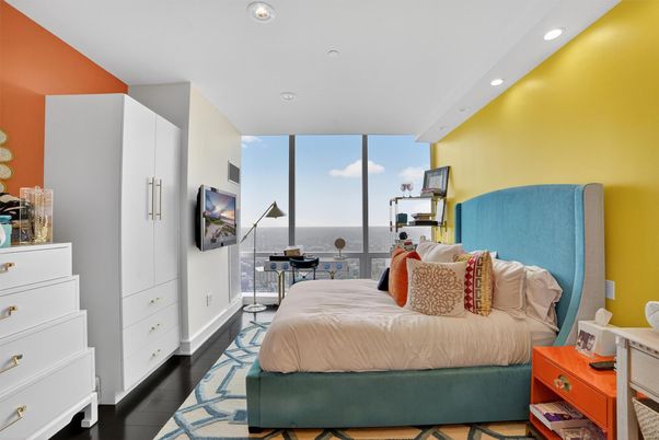 Bedroom, Interior, Recessed Lighting, Water